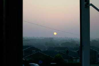 The eclipse from my parents house in England
