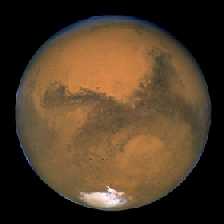 Mars From Hubble